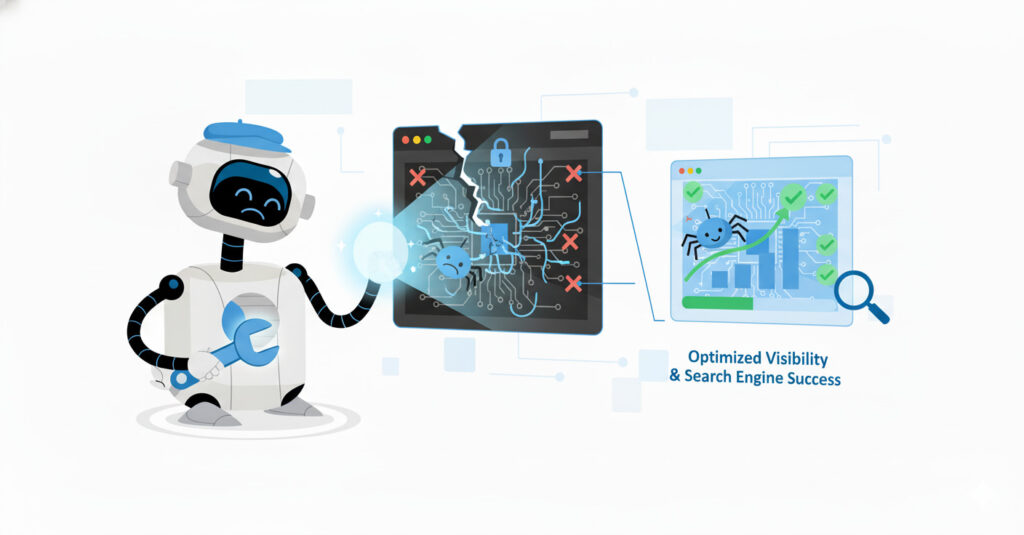 website indexing issue resolution